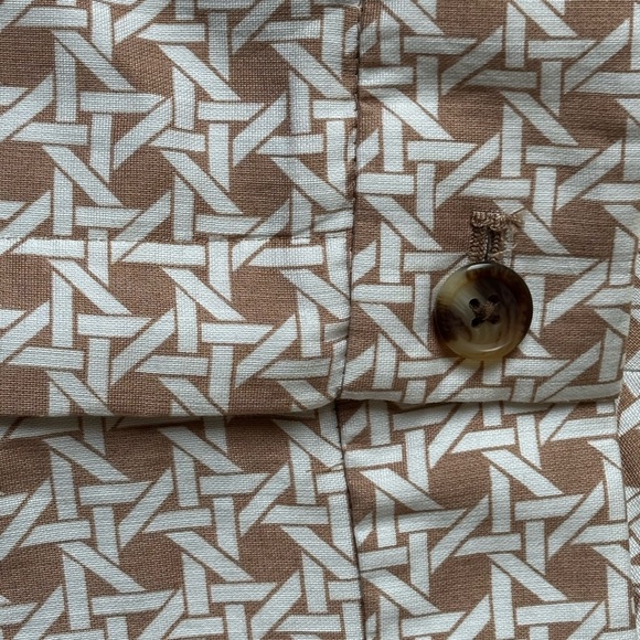 Ann Taylor Tan Patterned Women's Shorts - Picture 9 of 10